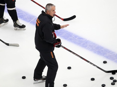 Раскатка «Авангарда» перед матчем с «Магниткой»