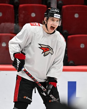 Раскатка «Авангарда» перед матчем с «Нефтехимиком»