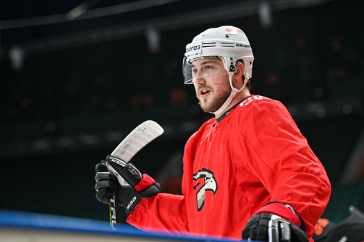 Раскатка «Авангарда» перед первым матчем финала Востока с «Ак Барсом»