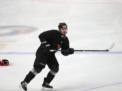 Раскатка «Авангарда» перед матчем с «Трактором»