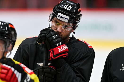 Тренировка «Авангарда» перед матчем с «Трактором»