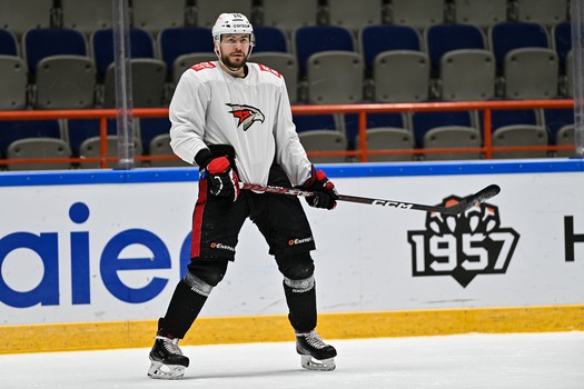 Тренировка «Авангарда» в Хабаровске