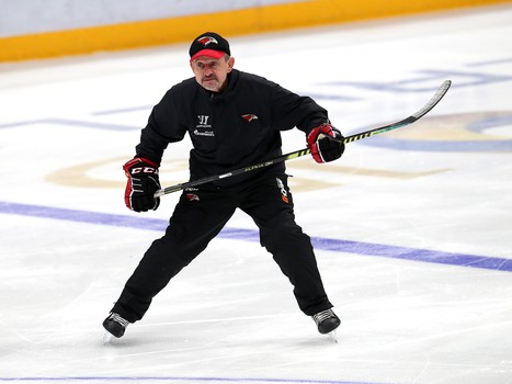 Раскатка «Авангарда» перед выездным матчем с московским «Динамо»