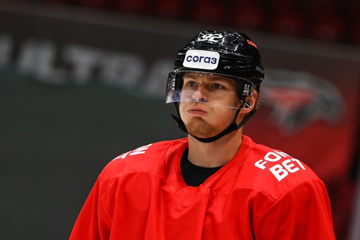 Раскатка «Авангарда» перед матчем с «Салаватом Юлаевым»