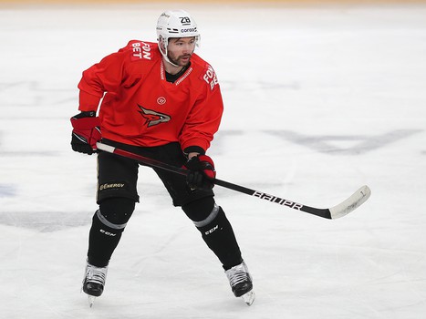 Тренировка «Авангарда» перед вторым матчем серии в Магнитогорске