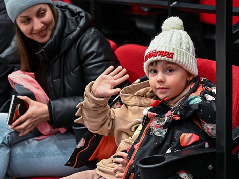 Открытая тренировка «Авангарда» перед плей-офф