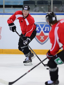 Тренировка "Авангарда" перед стартом домашней серии