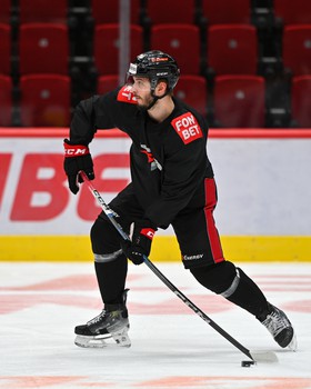 Тренировка «Авангарда» перед четвёртым матчем серии с «Металлургом»