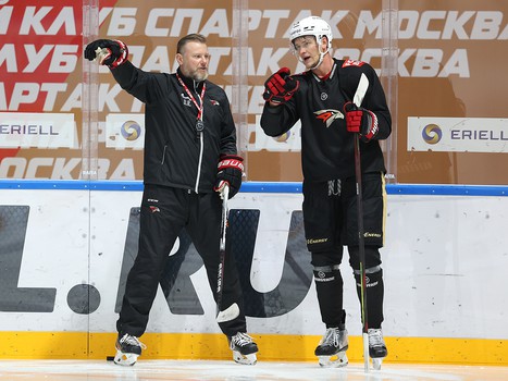 Раскатка «Авангарда» перед выездным матчем со «Спартаком»