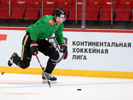 Раскатка «Авангарда» перед четвёртым матчем серии с «Металлургом»