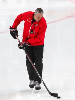 Раскатка «Авангарда» перед матчем с «Сибирью»