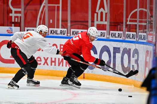 Раскатка «Авангарда» перед выездным матчем со «Спартаком»