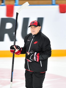 Раскатка "Авангарда" перед первым матчем с "Металлургом" Мг (ФОТО)