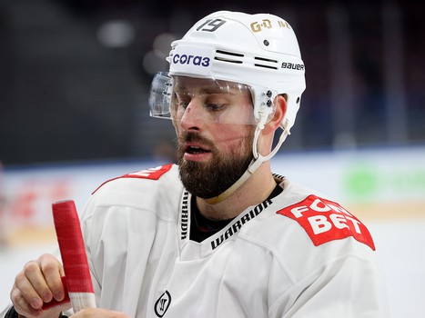 Тренировка «Авангарда» перед матчем в Магнитогорске