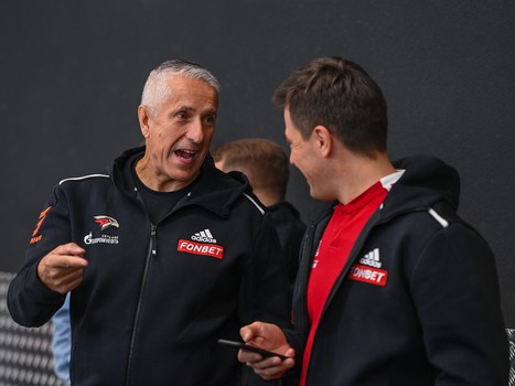 Тренировка «Авангарда» в Омске