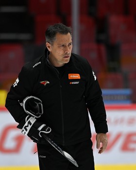 Раскатка «Авангарда» перед матчем с «Металлургом»