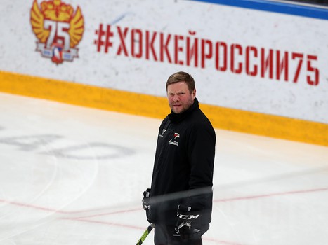 Тренировка «Авангарда» перед первым матчем серии в Магнитогорске