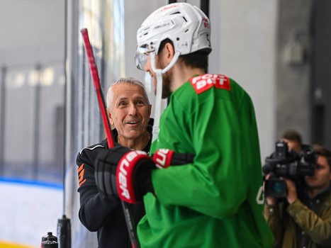 Тренировка «Авангарда» в Омске