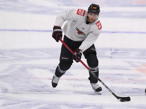 Тренировка «Авангарда» перед стартом турнира в Санкт-Петербурге