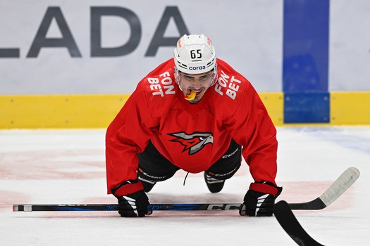 Тренировка «Авангарда» в Омске