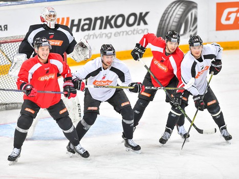 Раскатка "Авангарда" перед шестым матчем серии с "Салаватом Юлаевым"