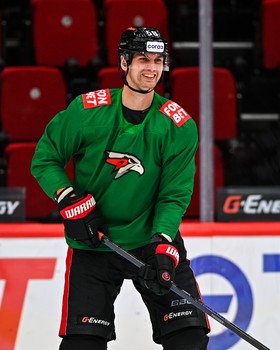 Тренировка «Авангарда» перед матчем с «Адмиралом»