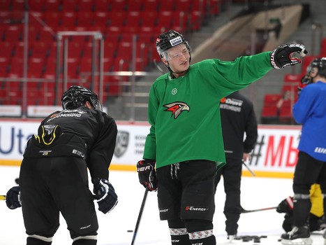 Раскатка «Авангарда» перед матчем с «Ак Барсом»