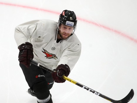 Раскатка «Авангарда» перед матчем с «Барысом»