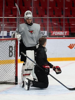 Открытая тренировка «Авангарда» для прессы и болельщиков