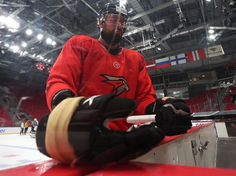 Раскатка «Авангарда» перед матчем с ЦСКА