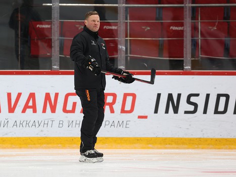 Раскатка «Авангарда» перед матчем против СКА