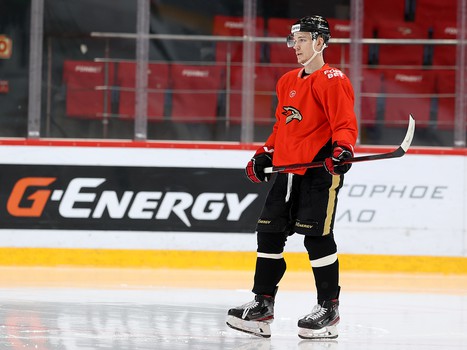 Раскатка «Авангарда» перед четвёртым матчем серии с «Металлургом»