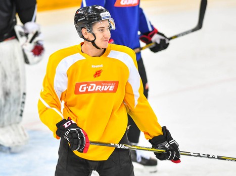 Раскатка "Авангарда" перед матчем с "Йокеритом"