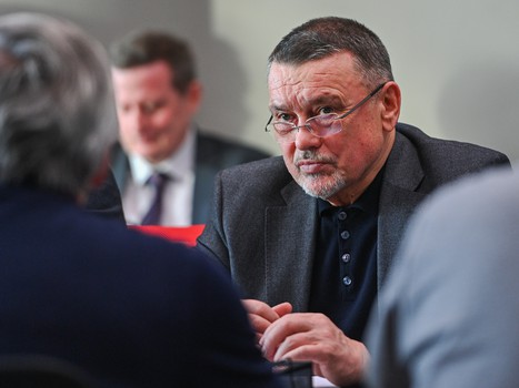 Совет директоров ХК «Авангард» и пресс-конференция Александра Крылова