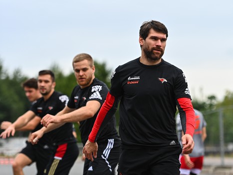 Раскатка «Авангарда» перед матчем с «Сибирью»