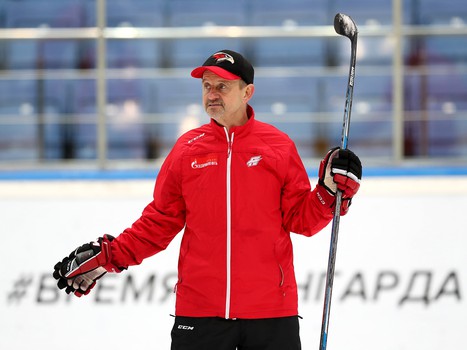 Раскатка «Авангарда» перед матчем с «Адмиралом»