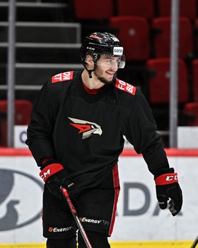 Тренировка «Авангарда» перед матчем с «Автомобилистом»