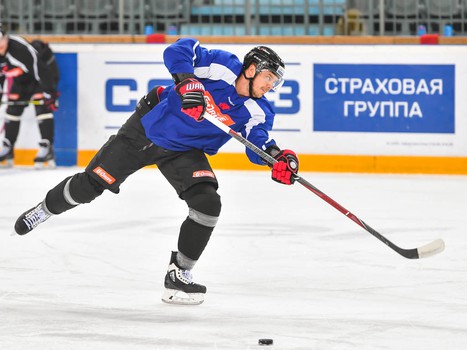 Открытая тренировка "Авангарда" для СМИ