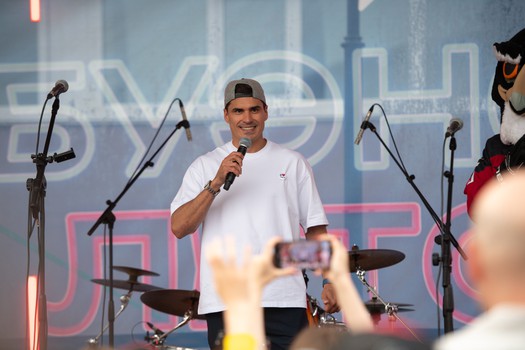 Наиль Якупов на вечеринке Буэнос Летос