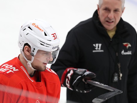 Раскатка «Авангарда» перед пятым матчем финальной серии с ЦСКА