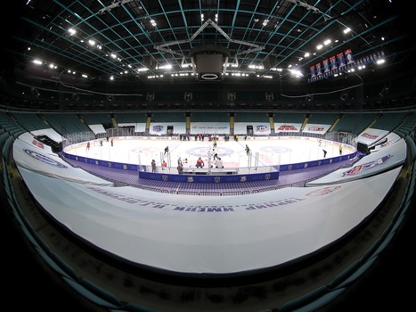 Тренировка «Авангарда» перед стартом турнира в Санкт-Петербурге