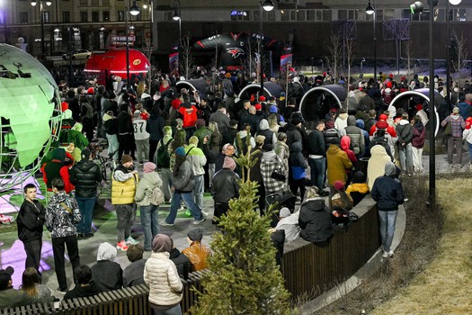 Фан-зона «Авангарда» в Городском саду