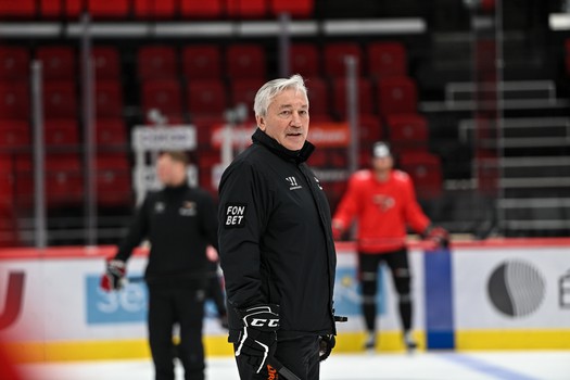 Раскатка «Авангарда» перед матчем с «Локомотивом»