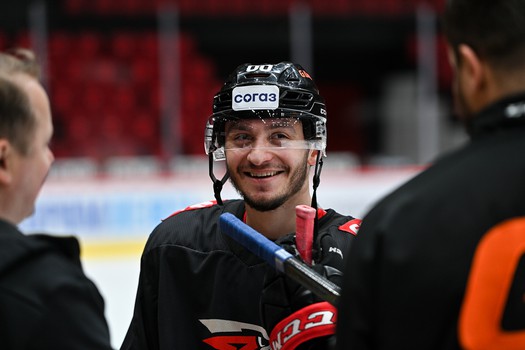 Раскатка «Авангарда» перед матчем с «Барысом»