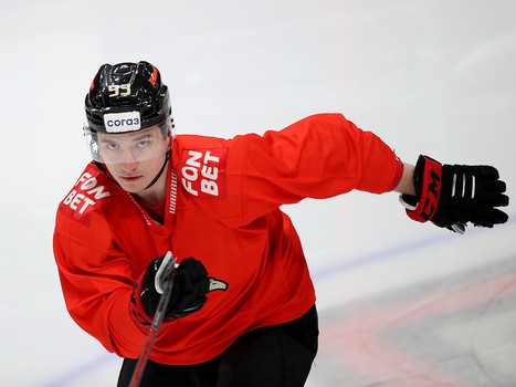 Раскатка «Авангарда» перед матчем с «Локомотивом»