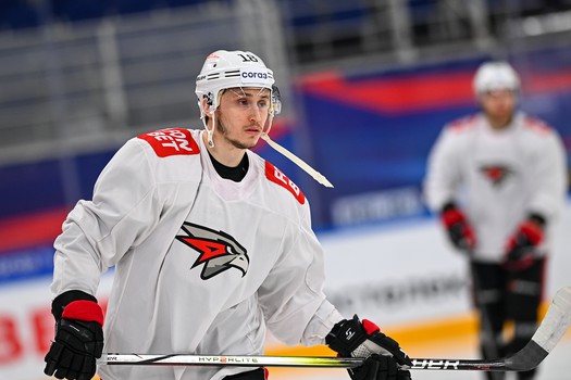 Раскатка «Авангарда» перед третьим матчем серии с «Ладой»