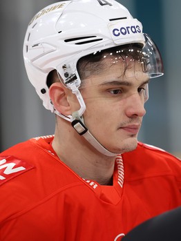 Раскатка «Авангарда» перед матчем в Череповце