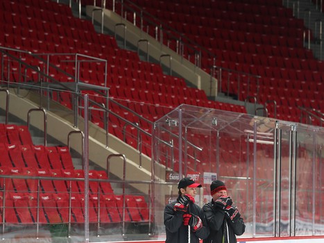 Раскатка «Авангарда» перед матчем с «Куньлунь РС»