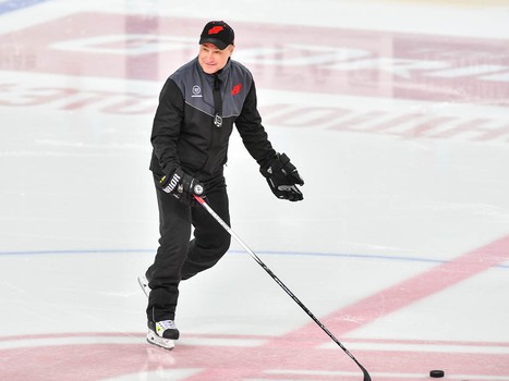 Раскатка "Авангарда" перед матчем с "Сибирью"