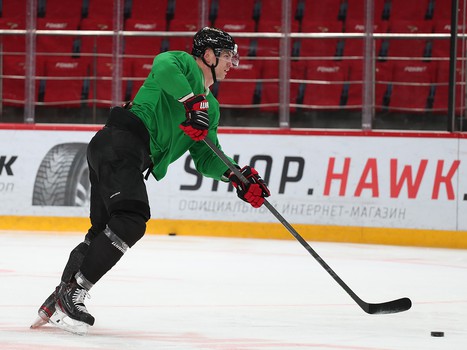 Первая тренировка Виктора Сведберга в «Авангарде»